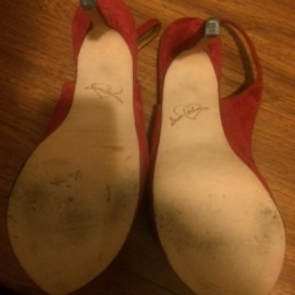 Red Platform Pumps - Picture 6 of 6